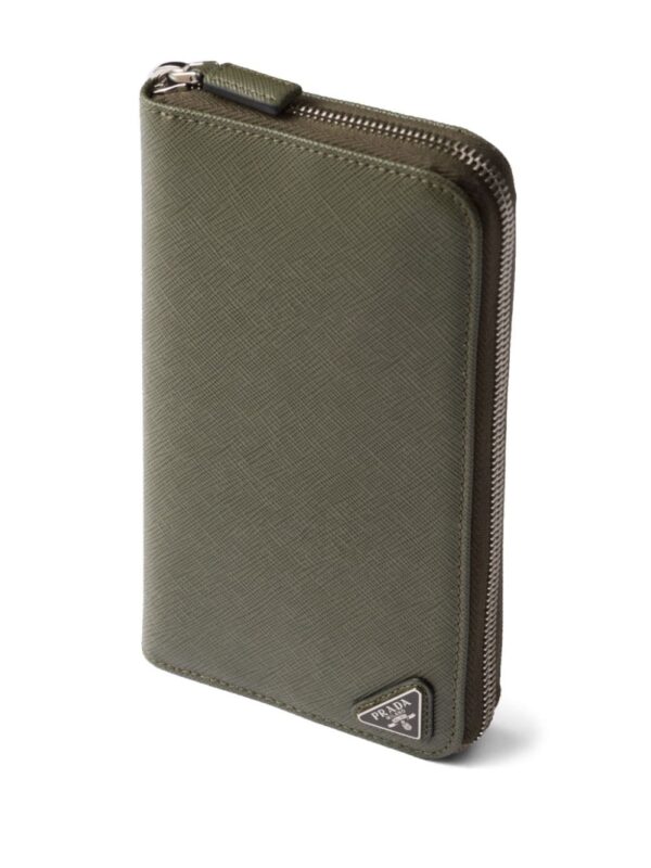 Prada logo-plaque Saffiano leather wallet - Image 4