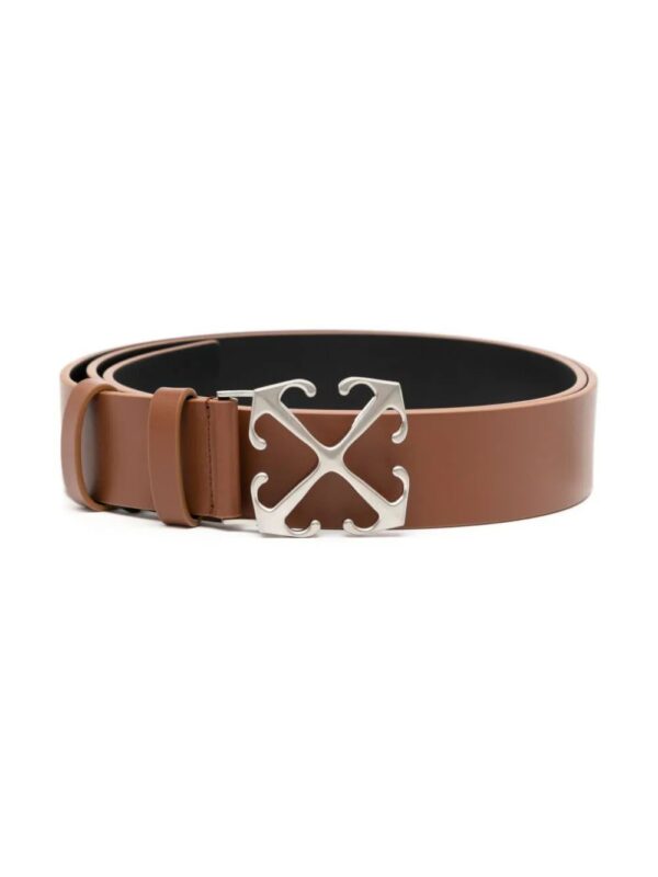 Off-White  Arrow-buckle leather belt