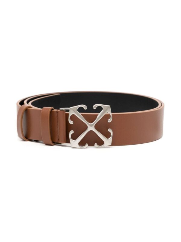 Louis Vuitton VLogo Arrow-buckle leather belt
