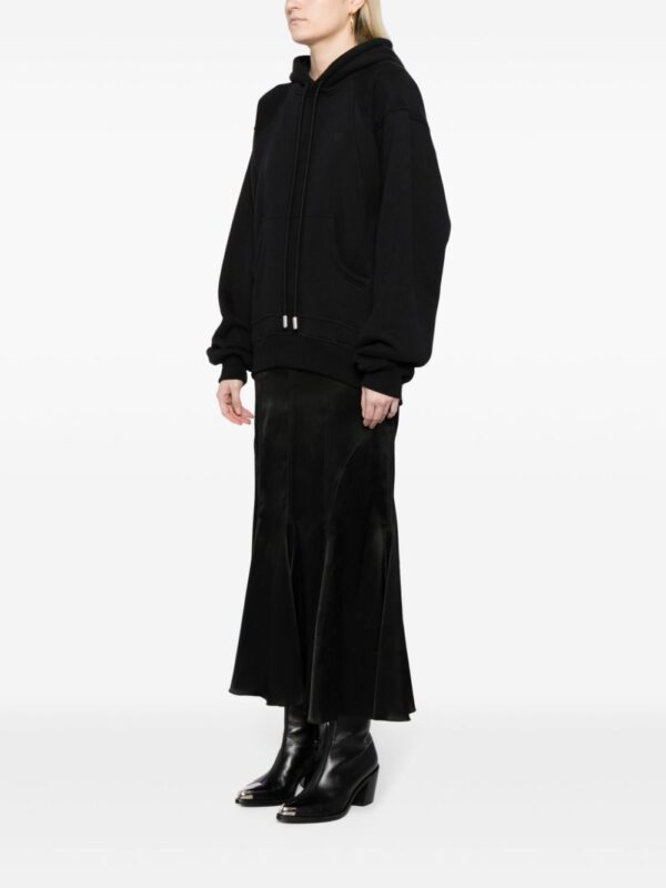 Off-White Satin Jer Cycl hoodie dress - Image 3