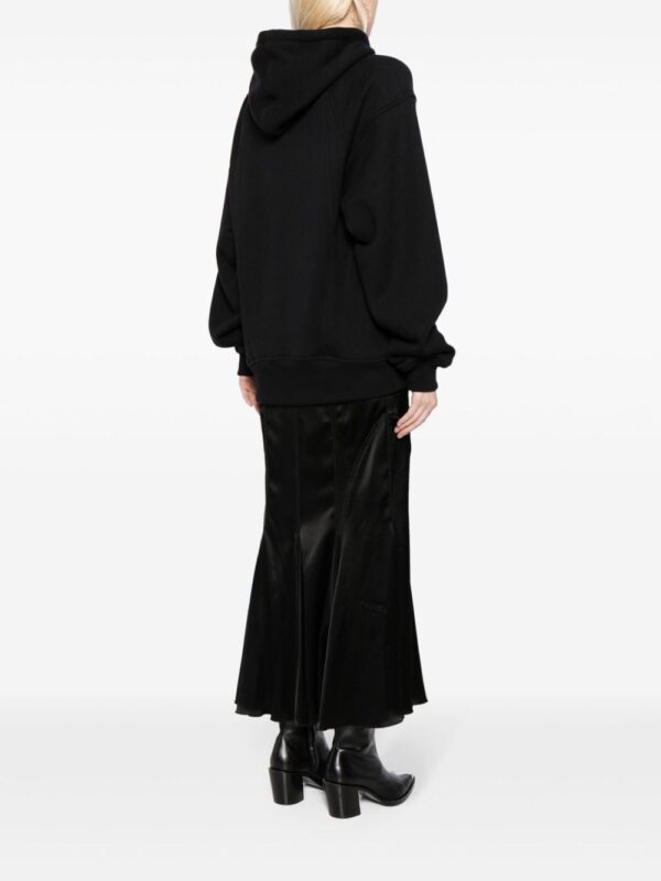 Off-White Satin Jer Cycl hoodie dress - Image 4