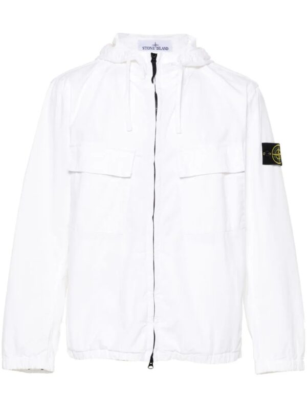 Stone Island  Compass-badge hooded jacket