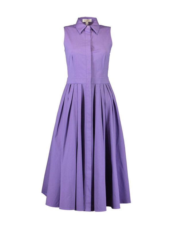 Michael Kors pleated poplin shirtdress