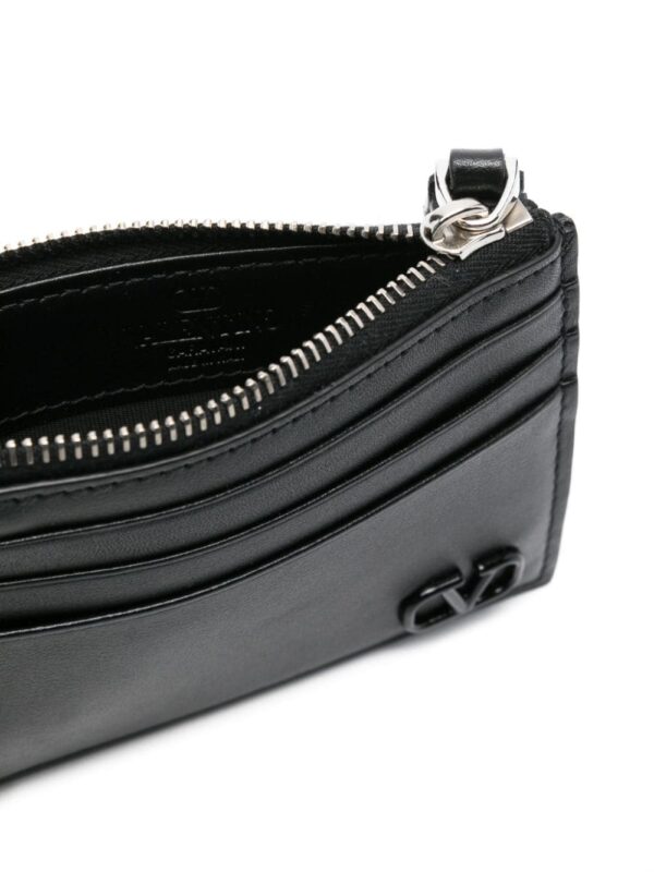 Valentino Garavani VLogo Signature leather cardholder - Image 3