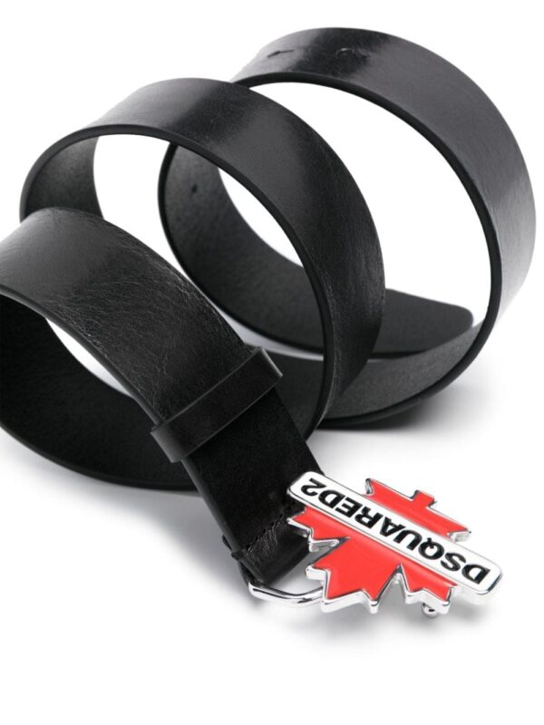 Louis Vuitton logo-plaque calf leather belt - Image 2