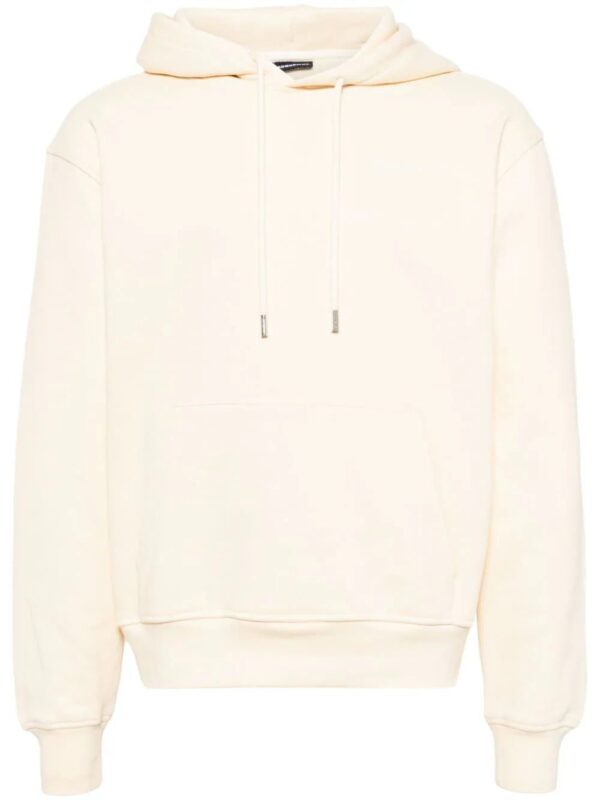 Jacquemus  logo-embroidered cotton hoodie - Image 4