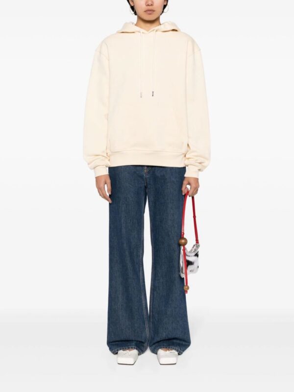 Jacquemus  logo-embroidered cotton hoodie - Image 2