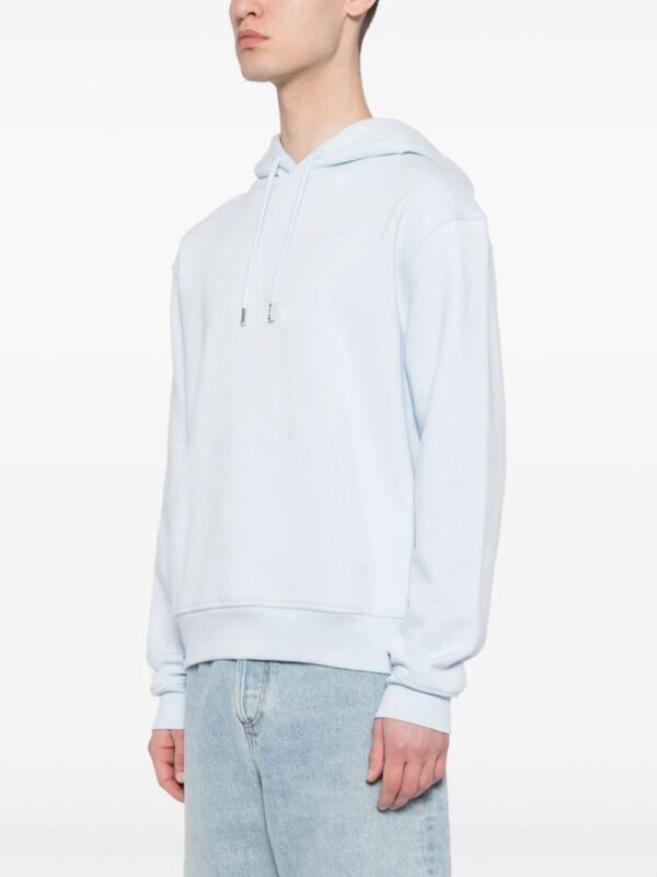 Jacquemus  logo-embroidered cotton hoodie - Image 4