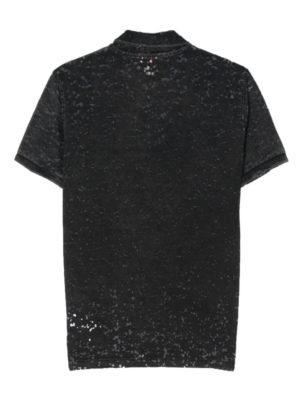 Diesel logo-print distressed polo shirt - Image 2