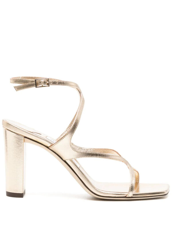 Jimmy Choo  Azie 85mm metallic sandals