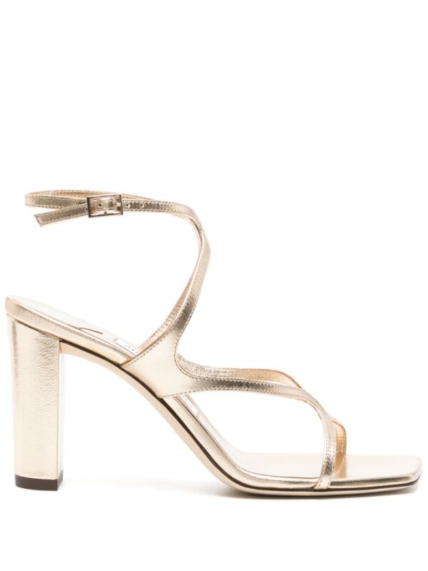 Jimmy Choo  Azie 85mm metallic sandals