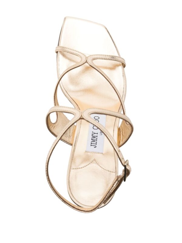 Jimmy Choo  Azie 85mm metallic sandals - Image 4