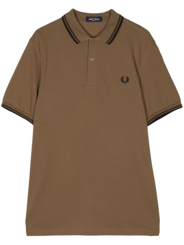 Fred Perry embroidered-logo polo shirt