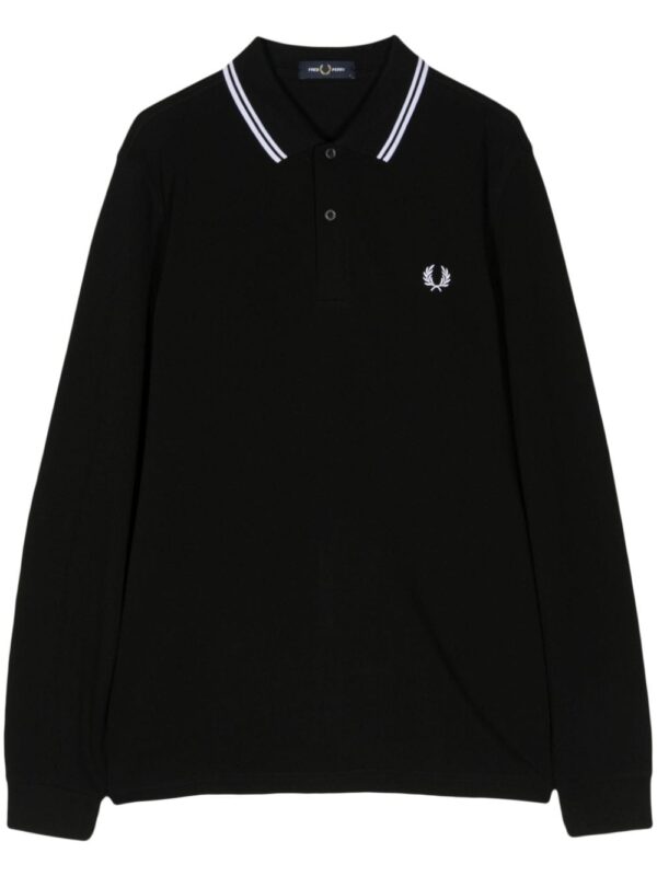 Fred Perry logo-embroidered cotton polo shirt