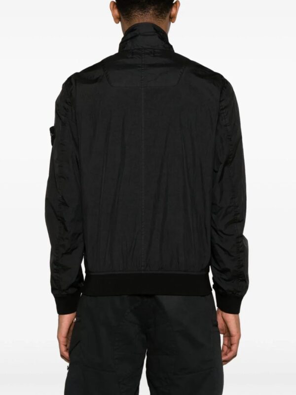 Stone Island  Compass-badge crinkle bomber jacket. - Image 4