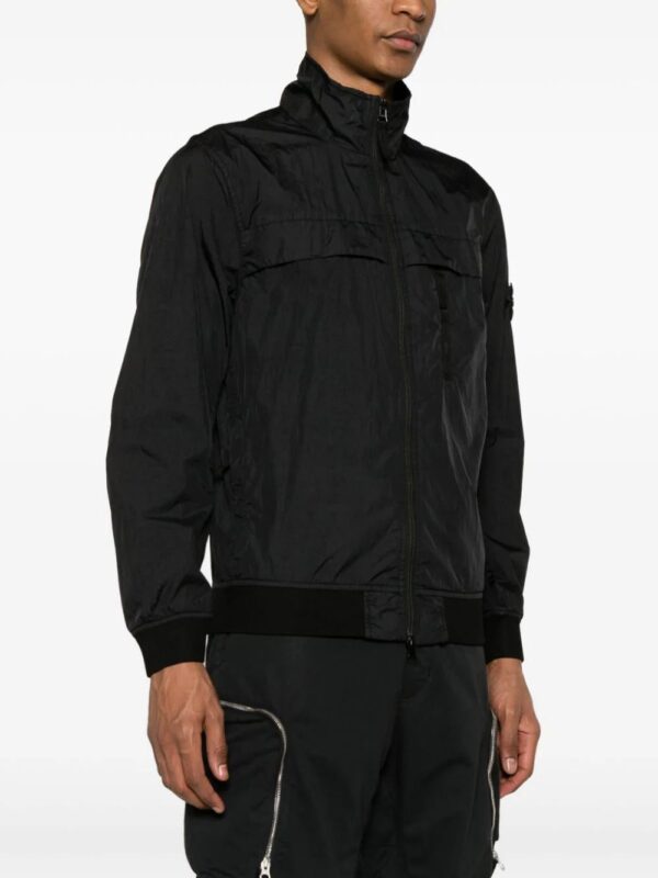 Stone Island  Compass-badge crinkle bomber jacket. - Image 3