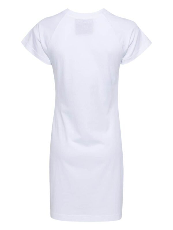 Moschino logo-embroidered cotton T-shirt dress - Image 2