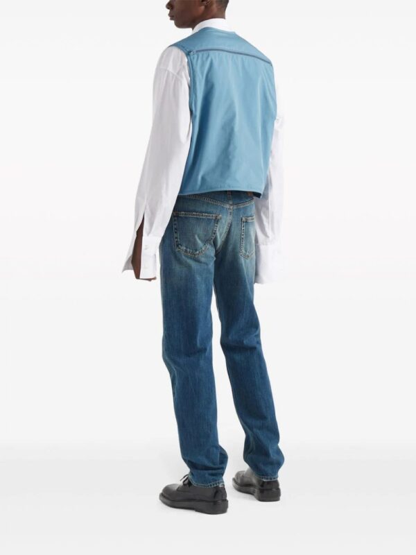 Prada  multi-pocket cotton vest - Image 3