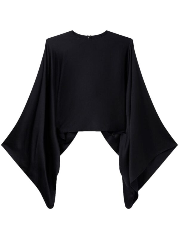 Stella McCartney flared-sleeve satin top