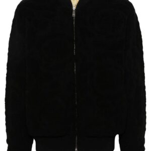 Versace  baroque-pattern reversible bomber jacket