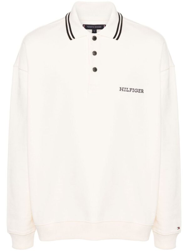 Tommy Hilfiger embroidered-logo cotton polo shirt