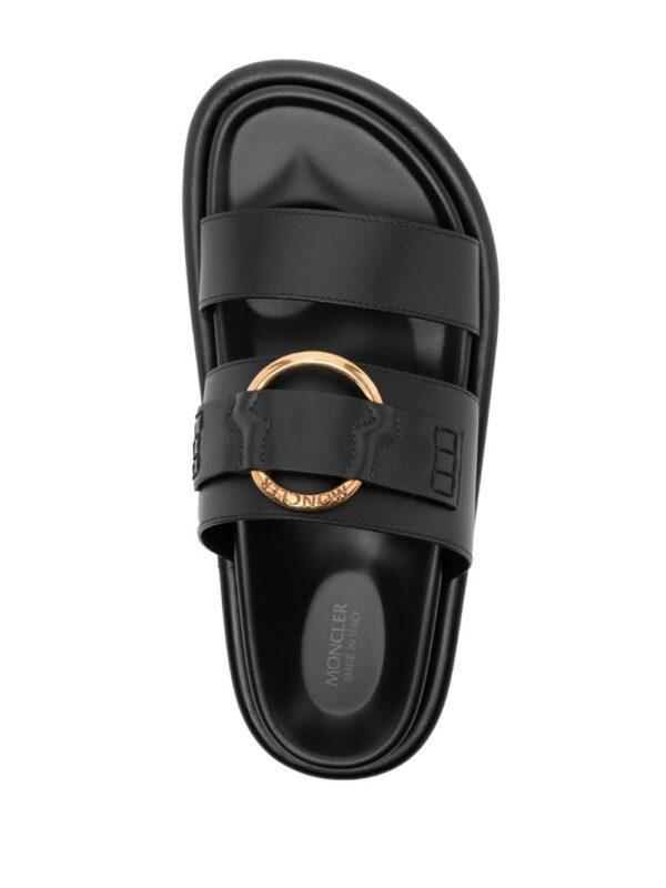 Moncler Bell leather slides - Image 4