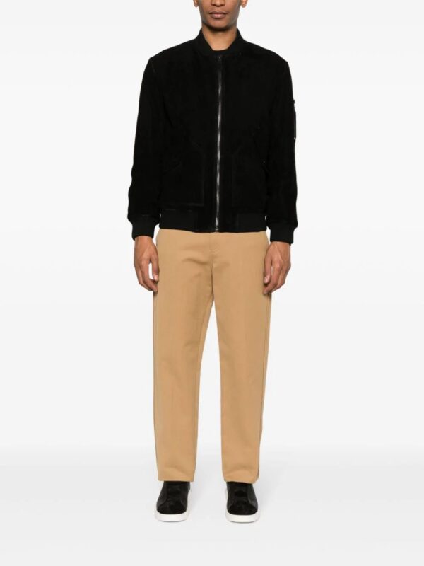 HUGO  zip-up suede bomber jacket - Image 2