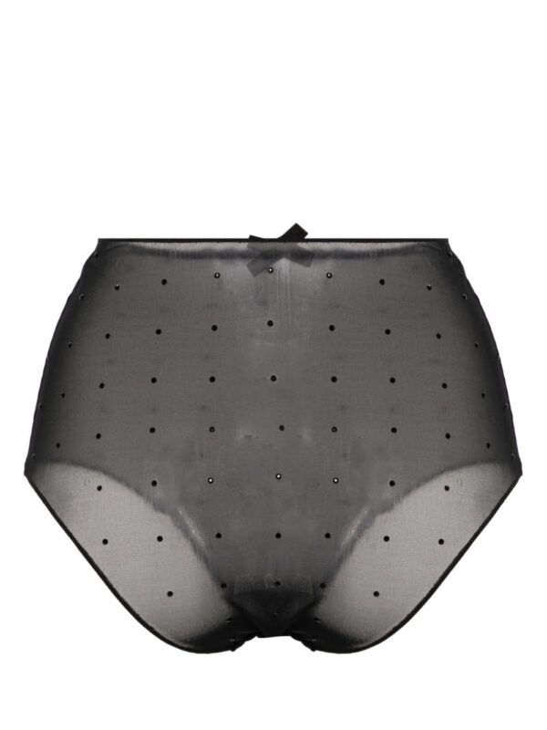 DSQUARED2  rhinestone-embellished mesh brief - Image 2