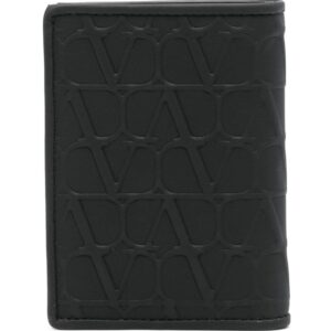 Valentino Garavani Toile Iconographe leather wallet