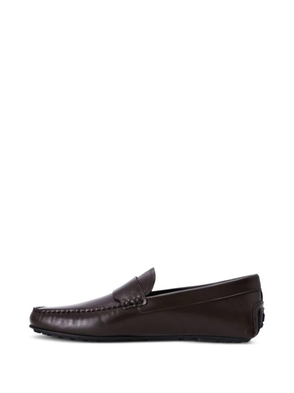 BOSS  Noel logo-debossed leather loafers - Image 3