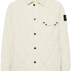 Stone Island Compass-badge quilted jacket