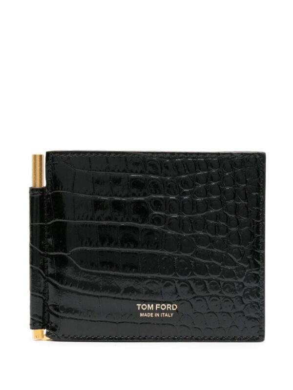 TOM FORD crocodile-embossed leather wallet - Image 2