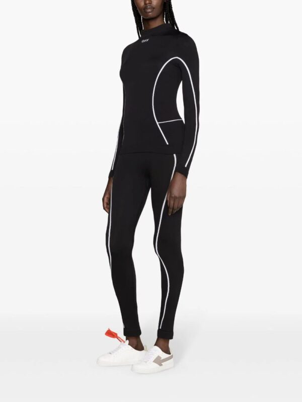 Off-White  logo-intarsia seamless leggings - Image 3