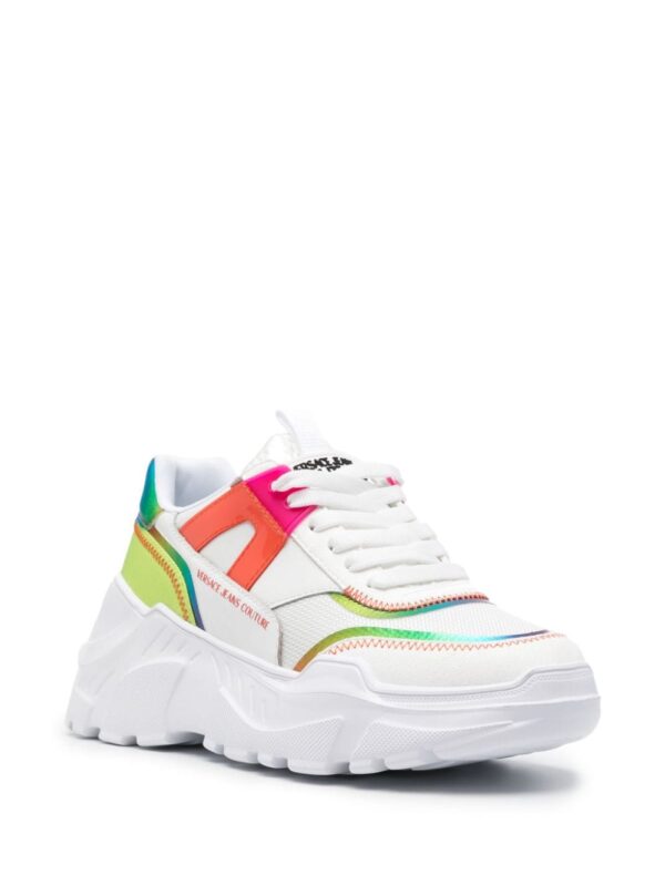Versace Jeans Couture gradient-effect panelled sneakers - Image 2