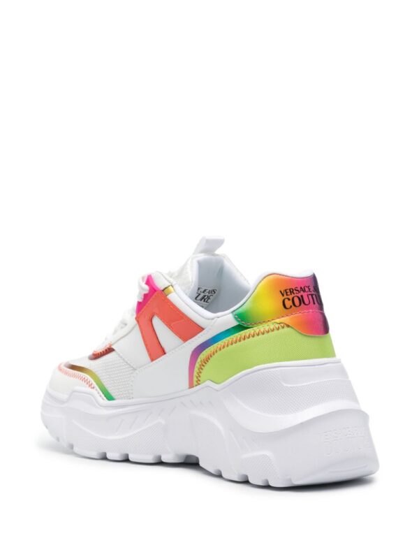 Versace Jeans Couture gradient-effect panelled sneakers - Image 3