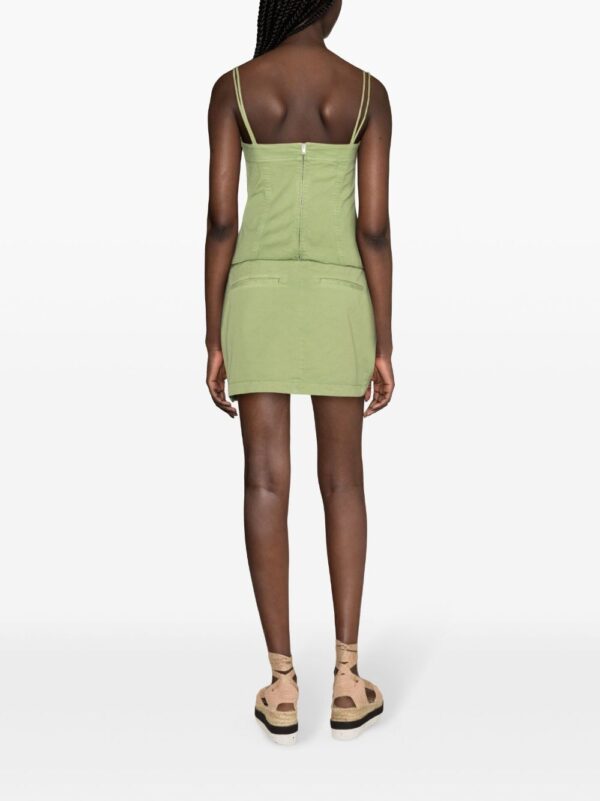 Stella McCartney corset-style cotton peplum top - Image 4