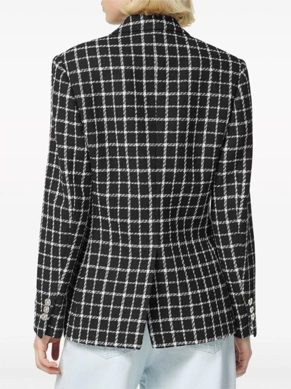 Versace  double-breasted tweed blazer - Image 4
