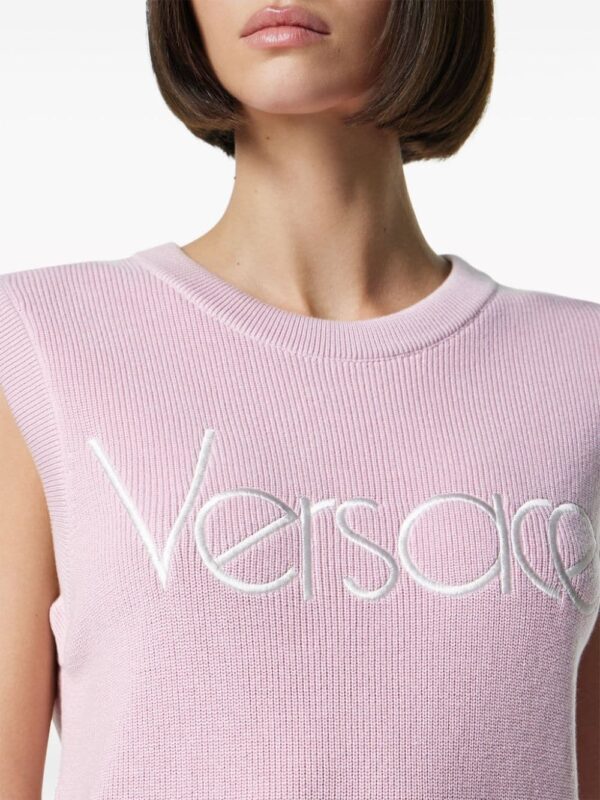 Versace 1978 Re-Edition Logo knitted dress - Image 5