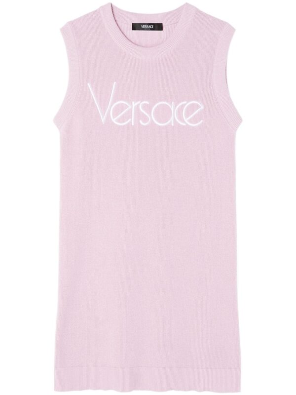 Versace 1978 Re-Edition Logo knitted dress