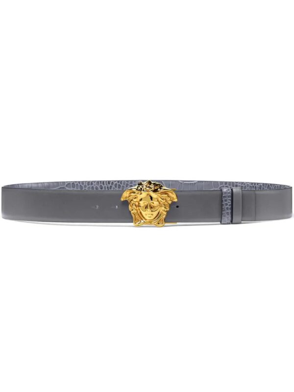 Versace  La Medusa reversible leather belt