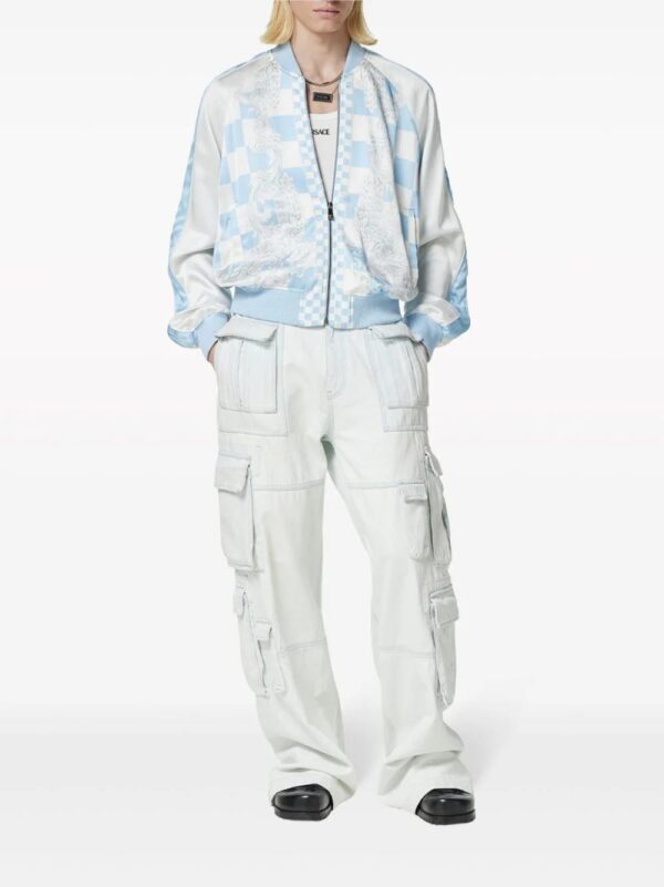 Versace  Barocco-print bomber jacket - Image 2