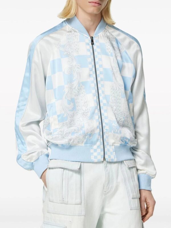 Versace  Barocco-print bomber jacket - Image 3