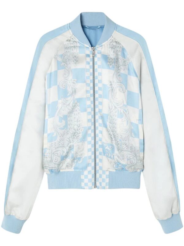 Versace  Barocco-print bomber jacket