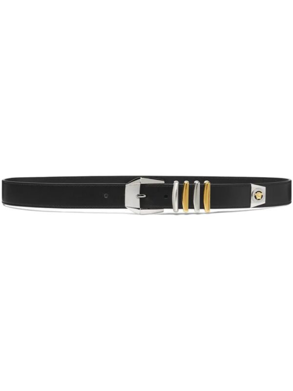 Versace  Medusa-motif leather belt