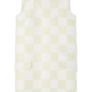Versace checkerboard-print minidress