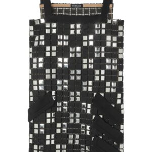Versace panelled sleeveless dress