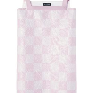 Versace check-print mini dress