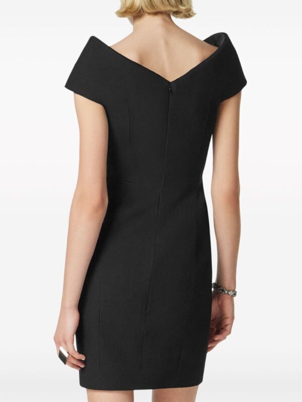 Versace Sculptural V-neck minidress - Image 4