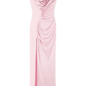Versace logo-plaque maxi dress