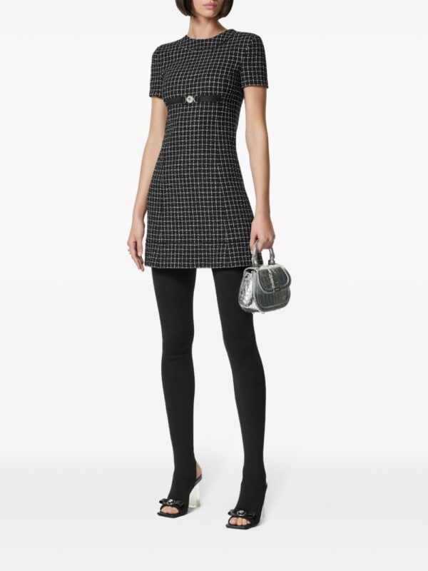 Versace Medusa '95 checked minidress - Image 2